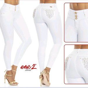 Jeans Colombian, Brand ENE2. Push up effect Size 12.